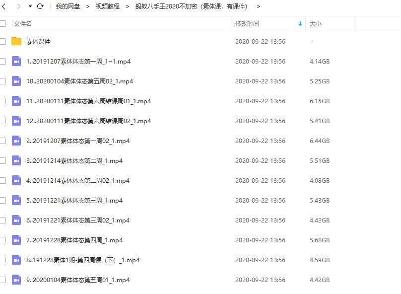 蚂蚁八手王2020年素体课有课件  第2张
