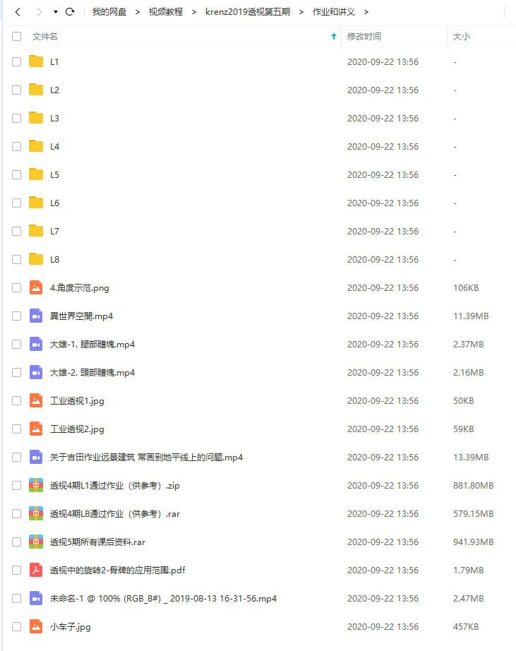 krenz2019透视课k大透视第五期有课件