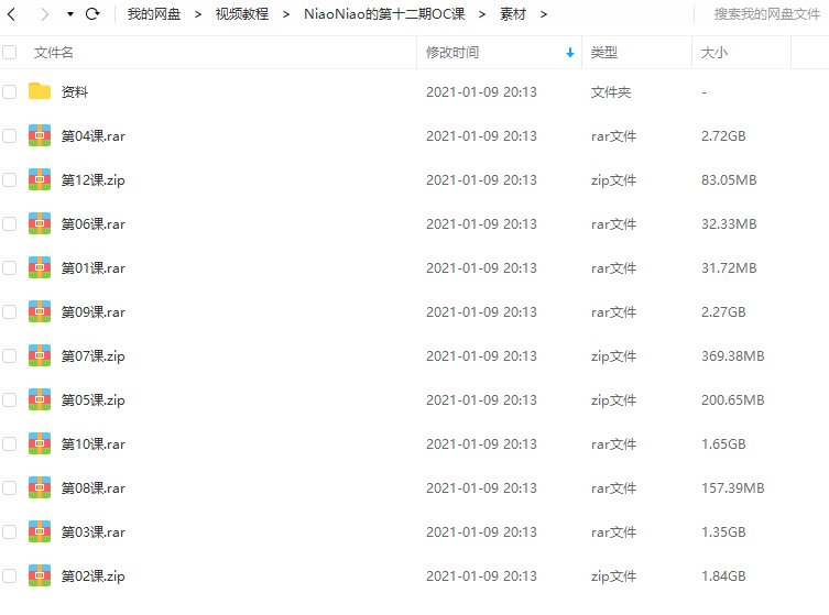 NiaoNiao的第12期OC渲染课有素材（2020年12月01日最新完结的鸟鸟第十二期）  第5张