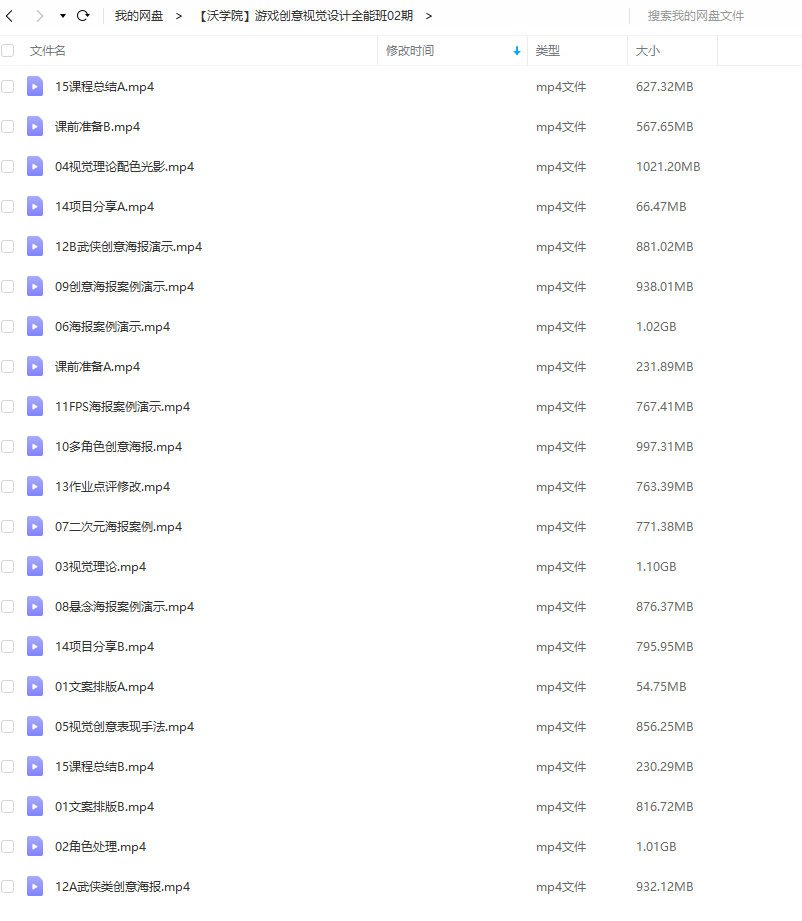 【沃学院】游戏创意视觉设计全能班02期  第2张