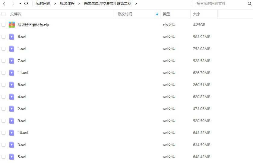 莫那恶果果厚涂技法提升班第二期  第4张