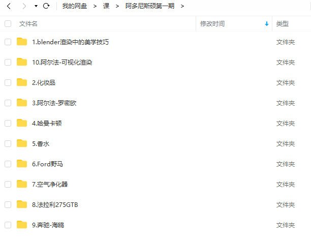 阿多尼斯硕blender第1期视频课程