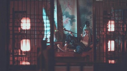 白鹤tsuru人像PS精修cos后期第7期