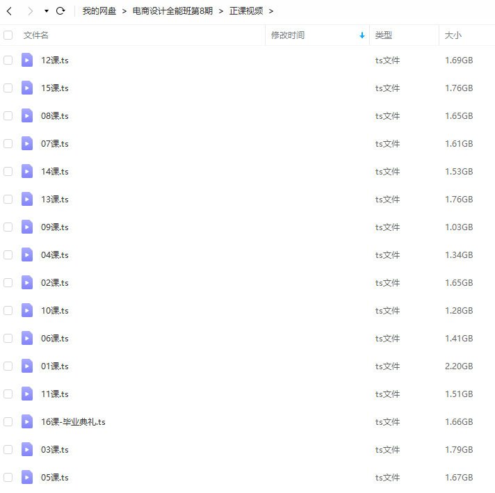 杰视帮电商设计全能班第8期