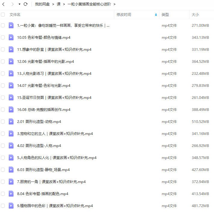 鲸字号 一粒小黄插画全能核心进阶