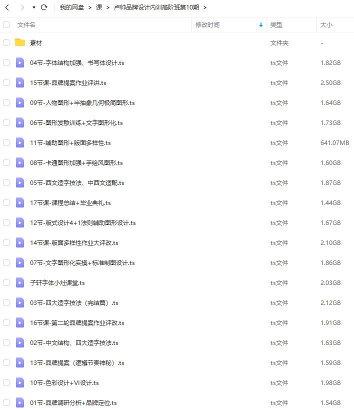 卢帅品牌设计高阶内训班第十期课程  第2张