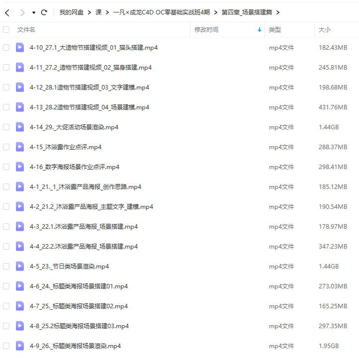 一凡×成龙C4D+OC零基础实战班第4期  第3张