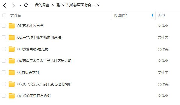 刘畅老师教画画七合一课程合集(麻省理工畅老师讲创造法)