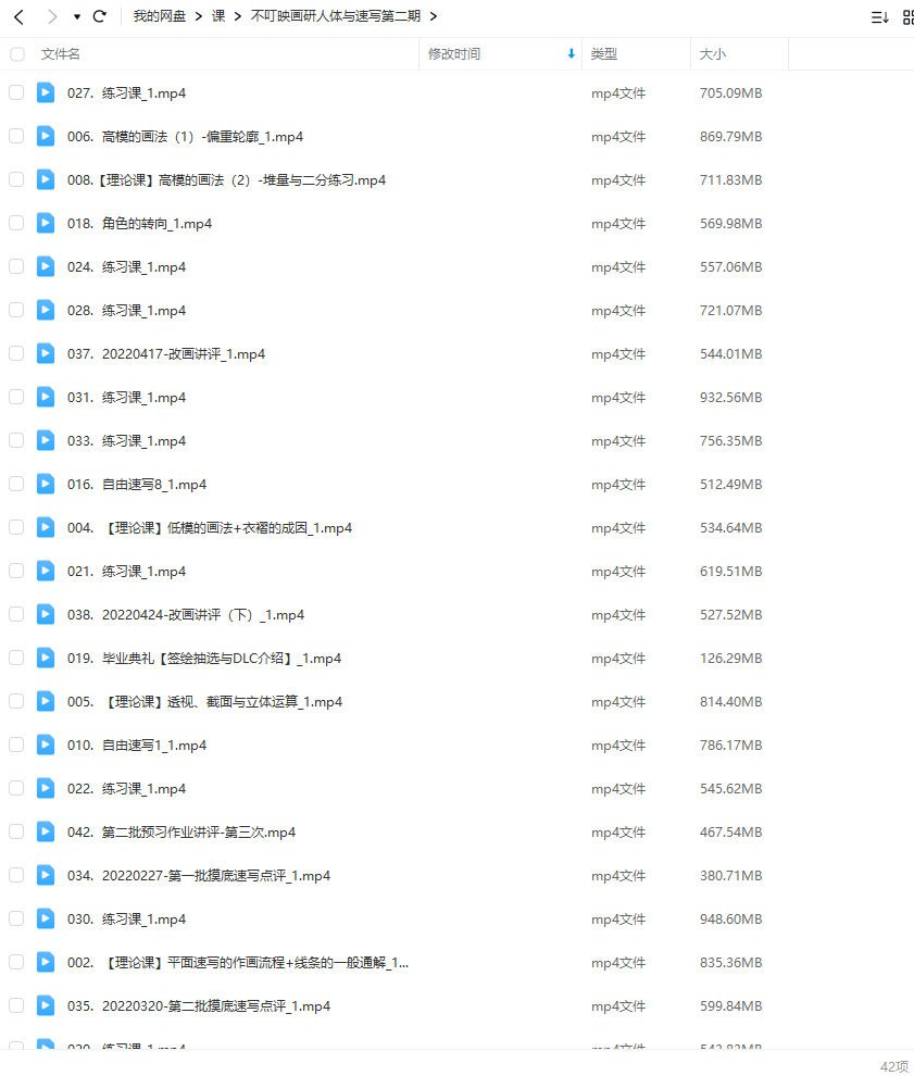 不叮映画研人体与速写第二期