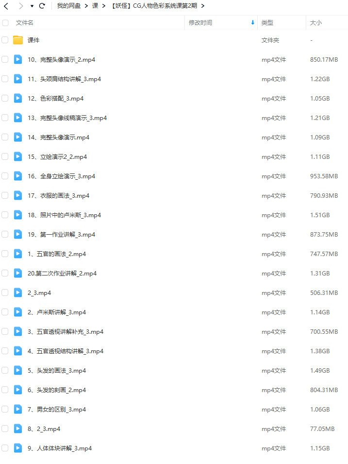 妖怪先生CG人物色彩系统课第2期  第2张