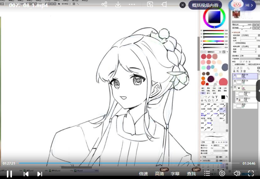 大丸日系少女速写第3期