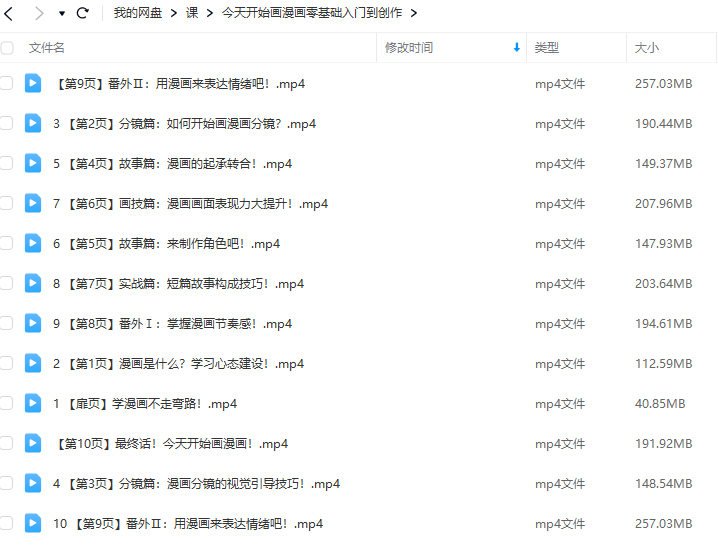 爱画漫画的小波音今天开始画漫画零基础入门到创作课